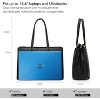 Laptop Tote Bag for Women 15.6 Inch Waterproof Leather Computer Bags Business Office Work Briefcase - 4 of 4