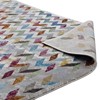 Modway Gemma Chevron Mosaic 5x8 Area Rug - Multicolored,  100% Polypropylene ,  Tight Low Pile Weave - 4 of 4