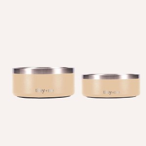 32oz and 64oz - Stainless Steel Dog & Cat Food and Water Bowl – Non-Slip, Dishwasher Safe – Tilley + Me - 1 of 4
