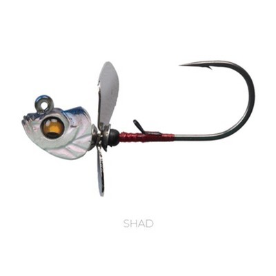 Megabass Okashira Screwhead 3pk, Shad, 1/16oz.