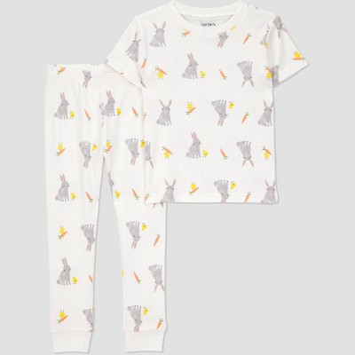 Carter's Just One You® Toddler 2pc Easter Snug Fit Pajama Set - White