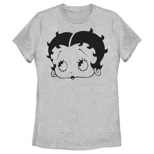 Women's Betty Boop Big Face T-Shirt - 1 of 4