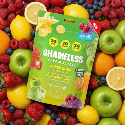 Shameless Snacks Super Sour Variety Pack Candies - 5.5oz