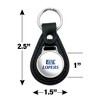 University of Nebraska at Kearney Secondary Logo Black Leather Keychain - 2 of 4
