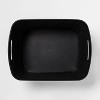 Y-weave Xl Curved Decorative Storage Basket Black - Brightroom™ : Target