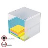 Deflecto Desk Cube Clear Plastic 6 x 6 x 6 350401 - 2 of 4
