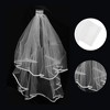 Unique Bargains Wedding Veil Natural White 1 Pc - 3 of 4