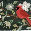 Jellybean Boho Cardinal Rug – Elegant Indoor & Outdoor Doormat, Vibrant & Durable 20" X 30" - 2 of 3