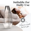 Fifth Avenue Crystal Geometric Bedside Night Water Carafe and Tumbler Lid, 2-Piece - 4 of 4