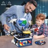 Planet Building Block Set, Rotatable Earth Exploration Educational Toys for Kids Aged 8+ - 3 of 4
