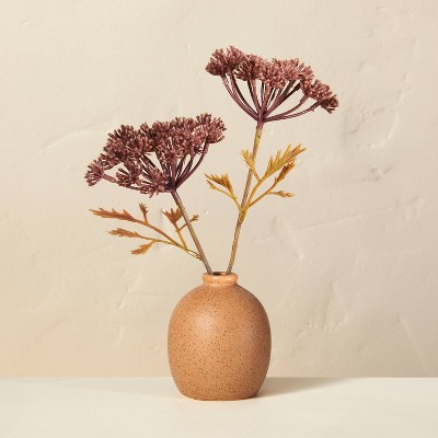 Small 8.5" Faux Bleached Purple Achillea Flower Plant Arrangement - Hearth & Hand™ with Magnolia