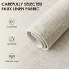 Aoibox Placemats Set of 6, Thickened Linen Heat Resistant Machine Washable Wrinkle Free Polyester Mats for Kitchen Dining Coffee Table in Cream Beige - 3 of 4
