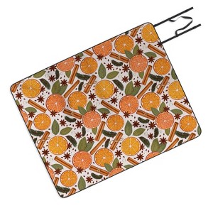 Avenie Christmas Cinnamon Spice Picnic Blanket -Deny Designs - 1 of 3