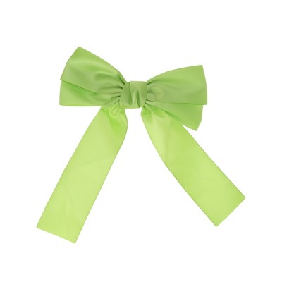 Unique Bargains Solid Bow Ribbon Duckbill Hair Clips 1 Pc