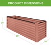 Best Choice Products 8x2x2ft Raised Metal Outdoor Garden Bed, Planter Box for Flowers, Vegetables, Herbs - 2 of 4