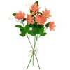Northlight Real Touch™ Coral Orange Artificial Lotus Floral Sprays, Set of 6 - 25" - 4 of 4