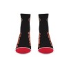 NFL San Francisco 49ers Around the Bend Quarter Socks: Cushioned Heel & Toe, Large - 2 of 3