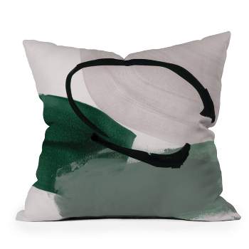 Iris Lehnhardt Minimalist Painting Square Throw Pillow - Deny Designs