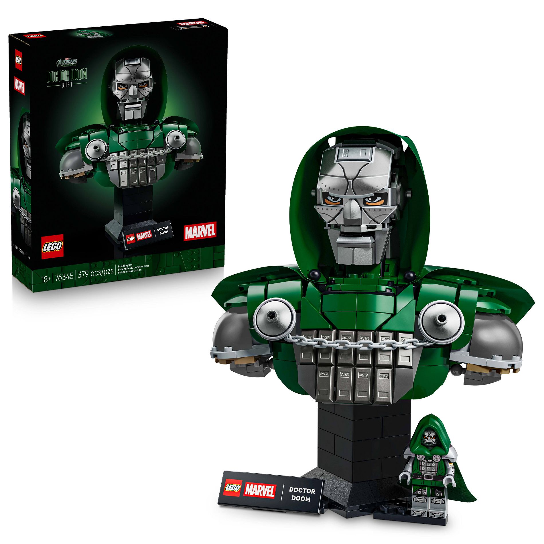 LEGO Marvel Doctor Doom Bust Building Set 76345
