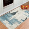 Area Rugs, Modern Abstract Rugs with Non Slip Backing, Machine Washable Low Pile Area Rug, Floor Carpet for Living Room, Bedroom - 4 of 4