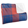 Kingsborough Community College Campus Plaid Spirit Silky Touch Super Soft Throw Blanket 50x60 - 3 of 4