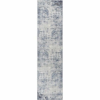 Hauteloom Texanna Abstract Blue/Gray Area Rug
