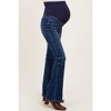 Pinkblush Dark Wash Super High Rise Bootcut Maternity Jeans - 4 of 4