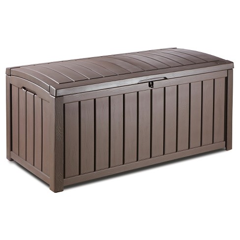 Weggelaten aanwijzing Trouwens Glenwood 101 Gallon Outdoor Storage Box - Brown - Keter : Target