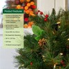 Garden Elements Battery Operated Christmas Compact Ball Porch Tree in Bronze Container, 30in - 3 of 4