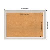 Amanti Art Trio White Wash Framed Corkboard, Natural Cork - 4 of 4