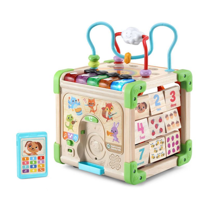 LeapFrog Touch &#38; Learn Wooden Activity Cube, 1 of 10