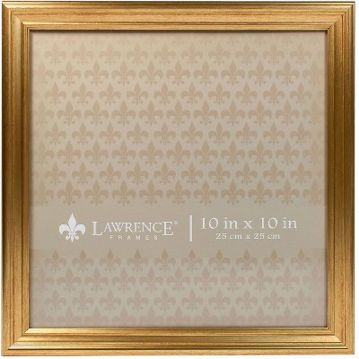 Lawrence Frames 10x10 Sutter Burnished Gold Picture Frame 536210