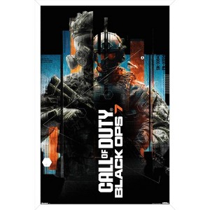 Trends International Call of Duty: Black Ops 7 (2025) - Split Reality Black Framed Wall Poster Prints - 1 of 4