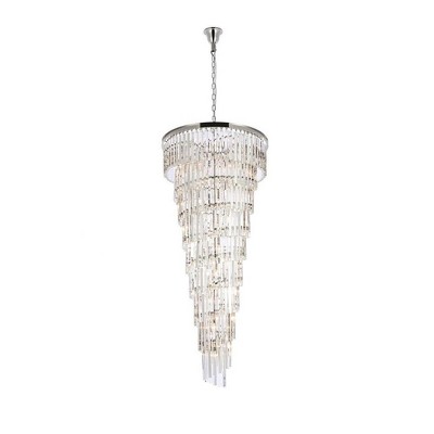 Elegant Lighting Sydney 35 - Light Chandelier in  Polished Nickel