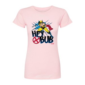 Women's - Marvel - Deadpool & Wolverine Hey Bub Fitted Graphic T-Shirt - 1 of 2