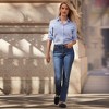 Lands' End Women's No Iron Supima Cotton Long Sleeve Shirt - 4 of 4