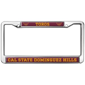 Cal State Dominguez Hills Toros Full Size Standard License Plate Metal Frame - 1 of 4