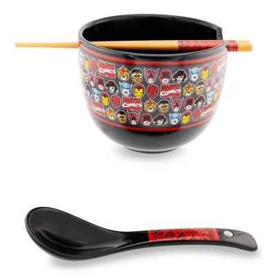 Silver Buffalo Bratz 20-ounce Ceramic Ramen Bowl And Chopstick Set : Target