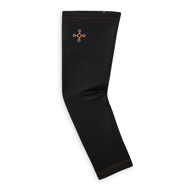 Black Compression Arm Sleeve with Copper Infusion, Large/Extra-Large