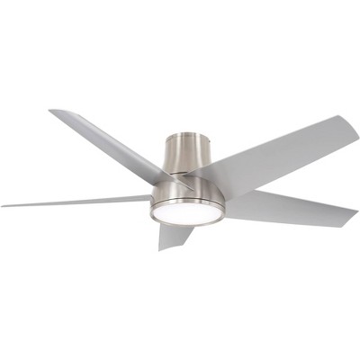 58" Minka Aire Chubby II Brushed Nickel LED Smart Hugger Fan