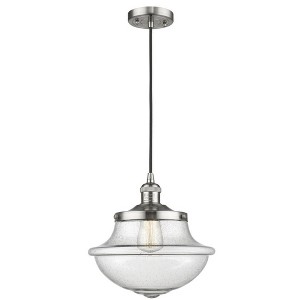 Oxford - 1 Light Cord Hung Mini Pendant In Traditional Style-11.5 Inches Tall and 11.75 Inches Wide - 1 of 1