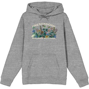 Elevation 7573 Shenandoah Wildflowers Adult Long Sleeve Hoodie - 1 of 2