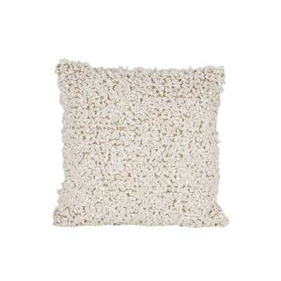 20" x 20" Alastair Hand Woven Boucle Filled Decorative Indoor/Outdoor Accent Throw Pillow