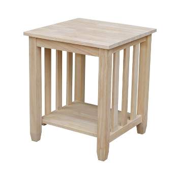 Mission Tall End Table - International Concepts