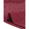 INSPIRE CHIC Women's Shimmer Glitter Drawstring Side Slim Fit Stretchy Shiny Crop Tops - 3 of 4