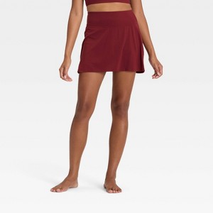 Women's Everyday Soft Mid-Rise Skort 14.5" - All In Motion™ - 1 of 4