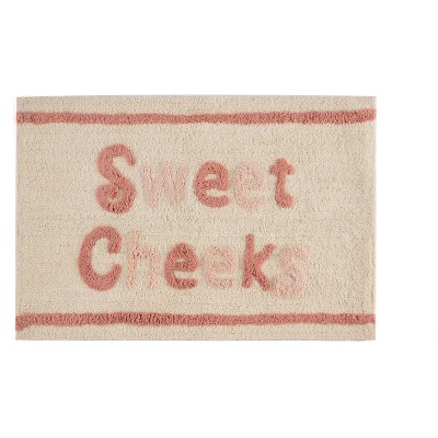 Sweet Cheeks Hand Tufted Cotton Bath Mat Washable Bathroom Mat Gift for Her  -  Norway