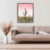 Stupell Industries Saguaro Glow Cactus Floating Frame Canvas Art - 3 of 4