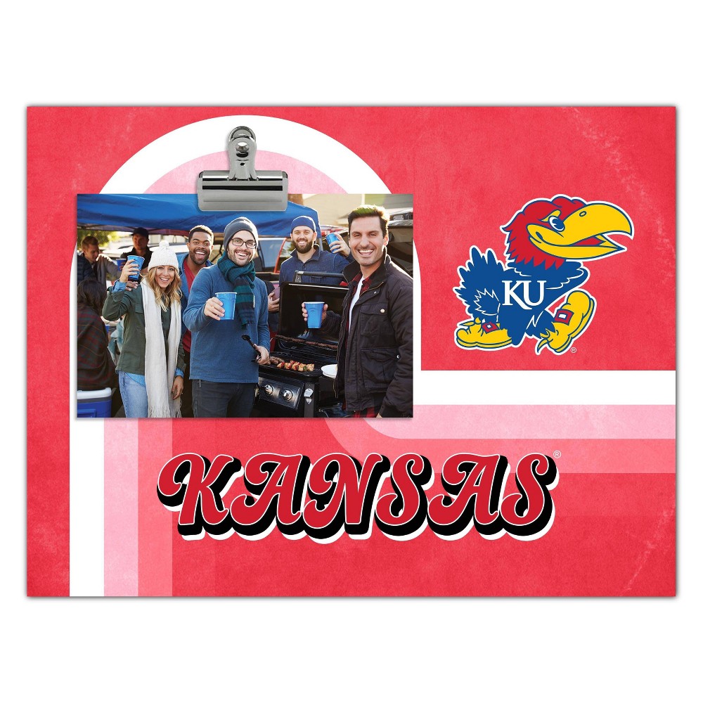 8'' x 10'' NCAA Kansas Jayhawks Picture Frame: MDF Easel Back, Tabletop Display