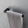 ChicFurnit Bathroom Towel Holder 5 Piece Hardware Set with Smooth Edges for Simple and Safe Installation, Black, 25"*5.7"*2.36" - 2 of 4